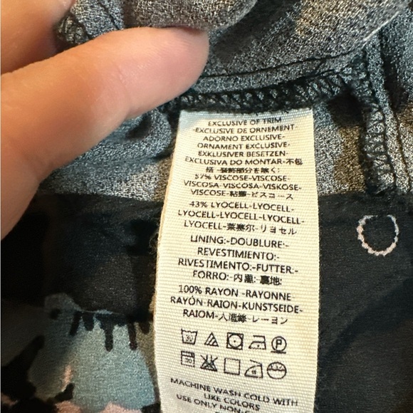 Free People Sunshadows Black Split Sleeve Mini Dress - Picture 2 of 9